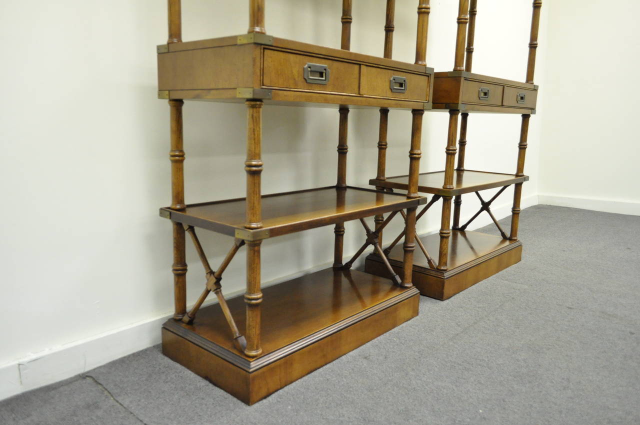 faux bamboo bookcase