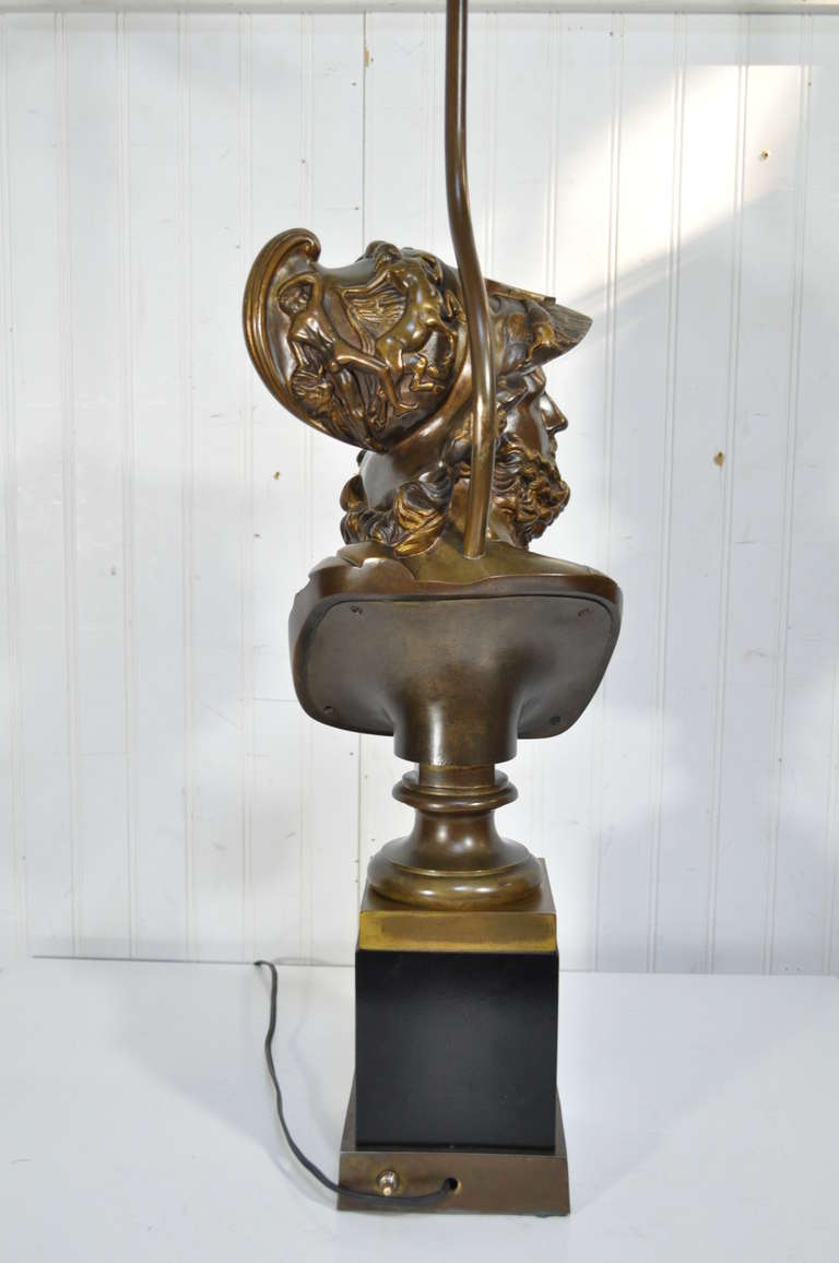greek bust lamp