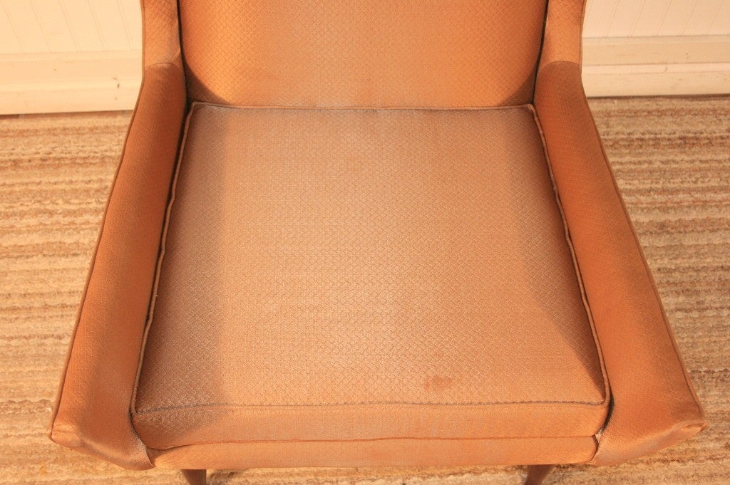 1950's Sculptural Wing Back Chair in the style of Gio Ponti 2