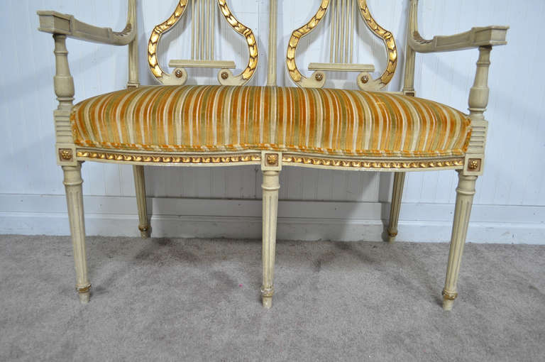 french bench with back