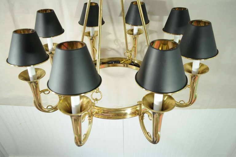 trumpet chandelier