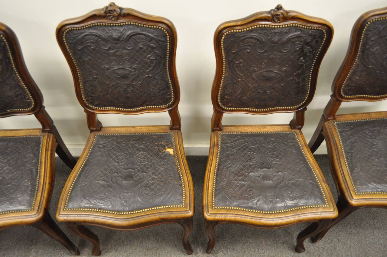 dining chairs louis xv style