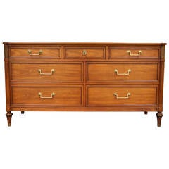 Retro Solid Cherry French Louis XVI or Directoire Style Chest by Kindel Furniture