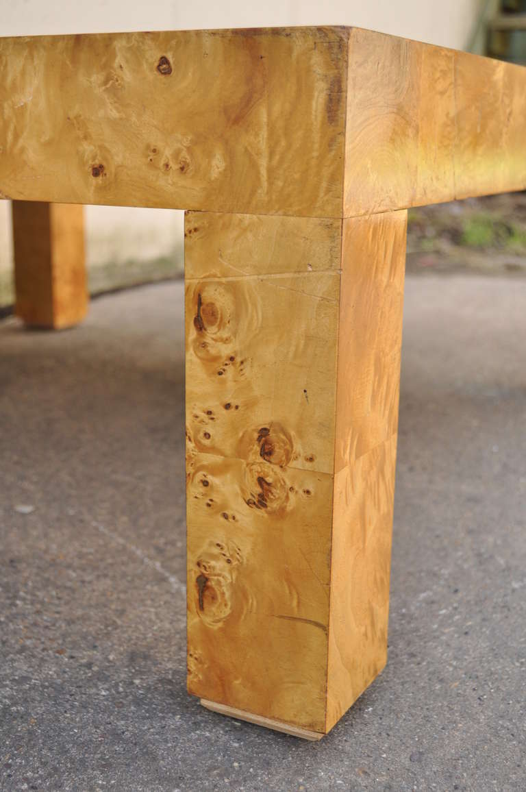 square parsons coffee table