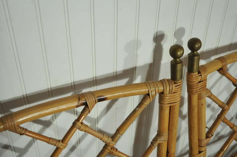 4 Real not Faux Bamboo 1940's Chinese Chippendale Chairs - Hollywood Regency In Good Condition In Philadelphia, PA