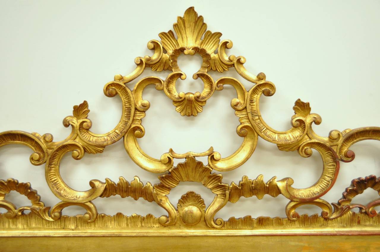 Carved Hollywood Regency French Rococo, Rococo Headboard King