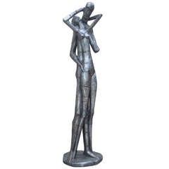 Brutalist Austin Productions Inc. Cubist Figural Nude Erotica Sculpture