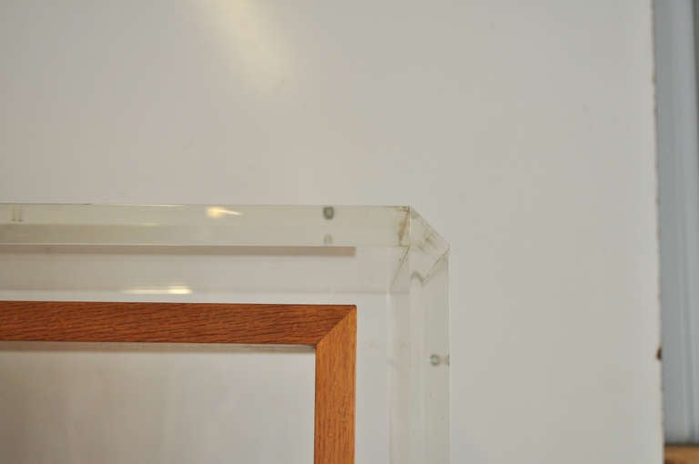 Late 20th Century Custom Mid-Century Modern Lucite Etagere or Bookcase after Charles Hollis Jones