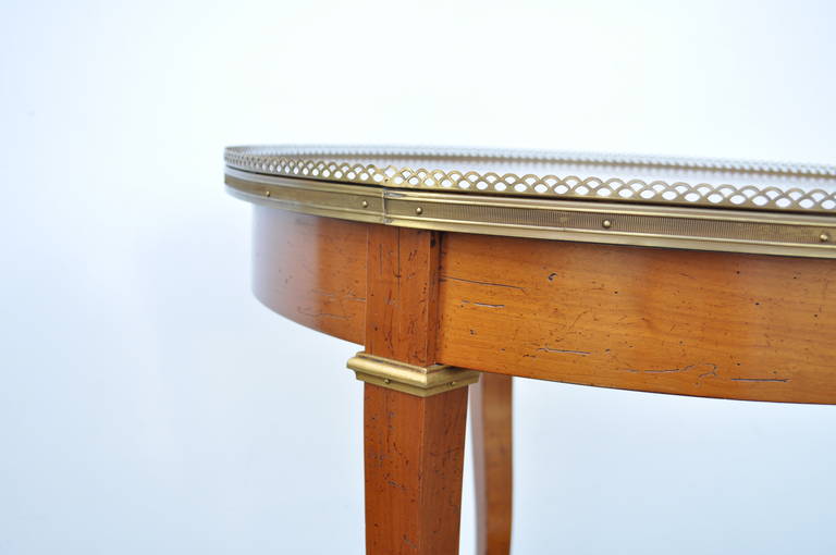 Mesa Bouilotte Francesa de Bronce Ormolu de Gran Calidad al Estilo Luis XV Francés en venta
