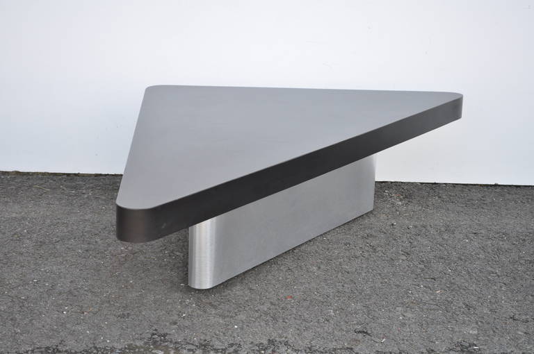 black triangle coffee table