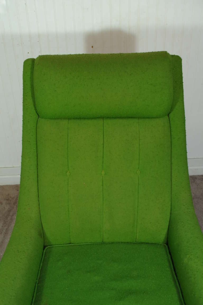 Mid Century Danish Modern Teak Klismos Lounge Chair after T.H. Robsjohn Gibbings 2