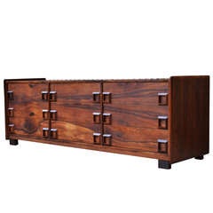 Mid Century Modern Rosewood Dresser or Credenza in Arne Vodder Danish Style