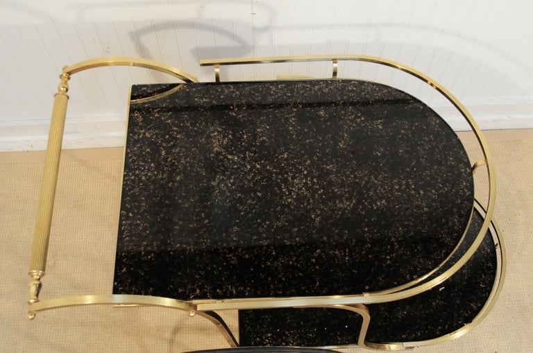 gold tea cart