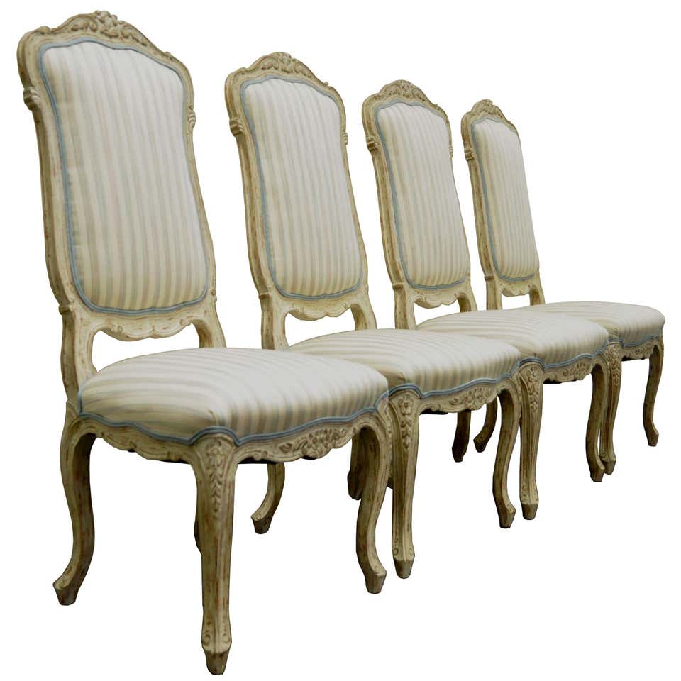 Set of 8 Rococo Dining Chairs at 1stDibs