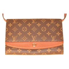 Vintage Louis Vuitton Monogramm Clutch Bag mit abnehmbarem Riemen