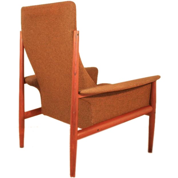 Greta Jalk France & Son Danish Modern Teak Lounge Arm Chair