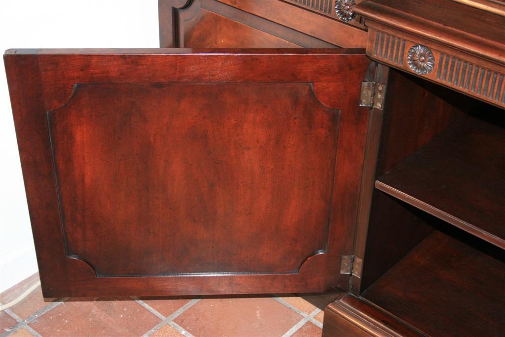Large Mahogany Chippendale Breakfront 86