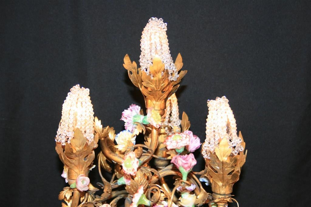 porcelain flower lamp
