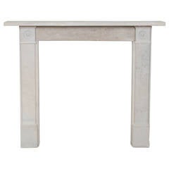 Georgian Style Stone Bull's-Eye Fire Surround