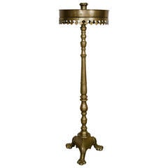 Antique Greek Orthodox Solid Brass Candelabrum Candle Stand