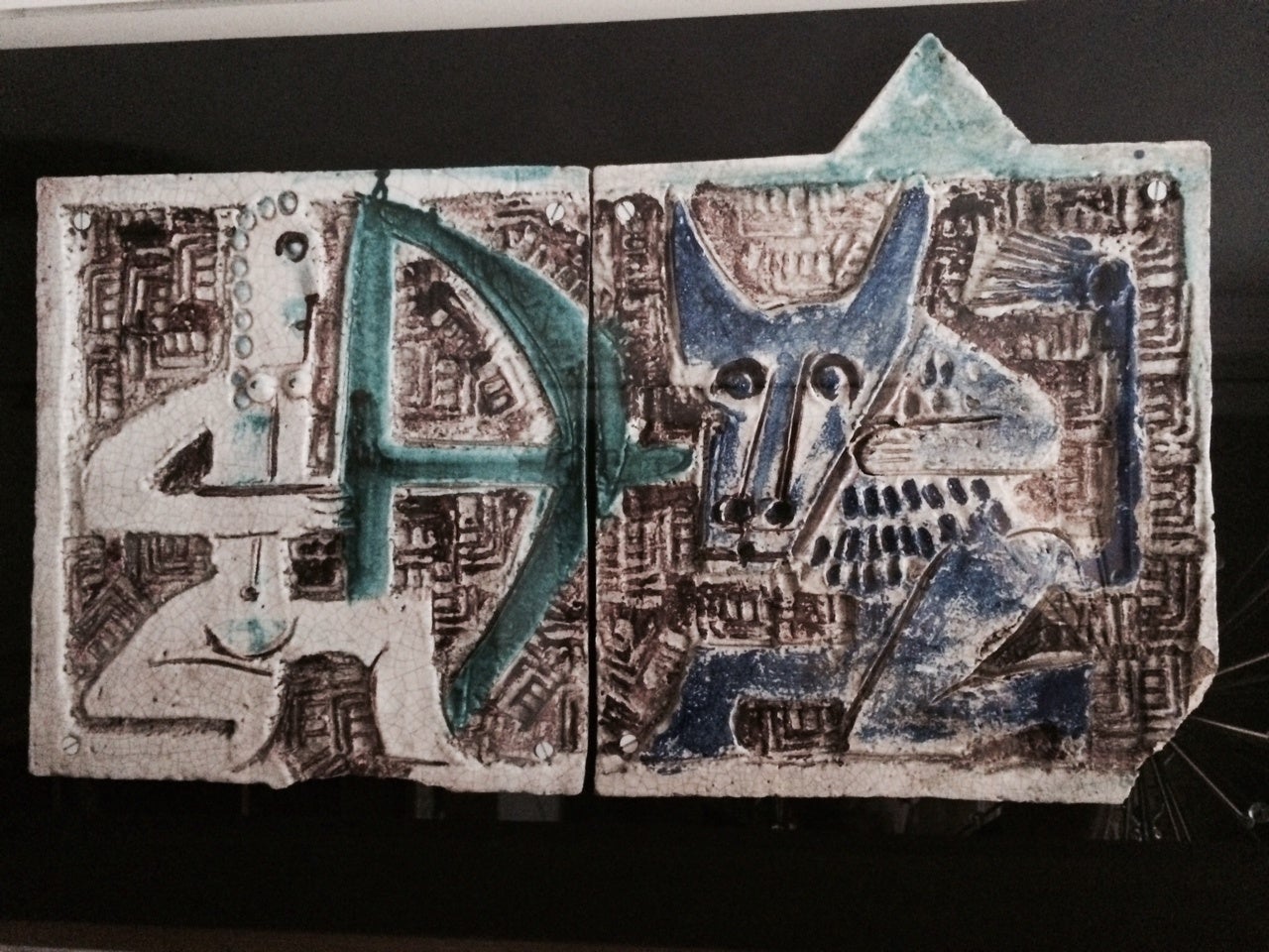 Rare Art Work by Italian Artist Emanuele Luzzati