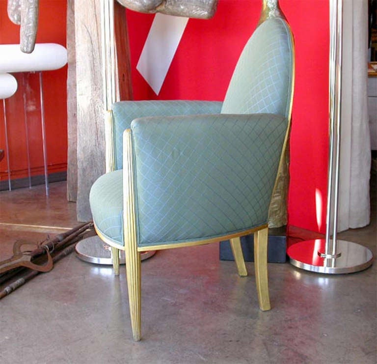 Art Deco French Lounge Chairs Circa 1940 In Good Condition For Sale In Paris, ile de france
