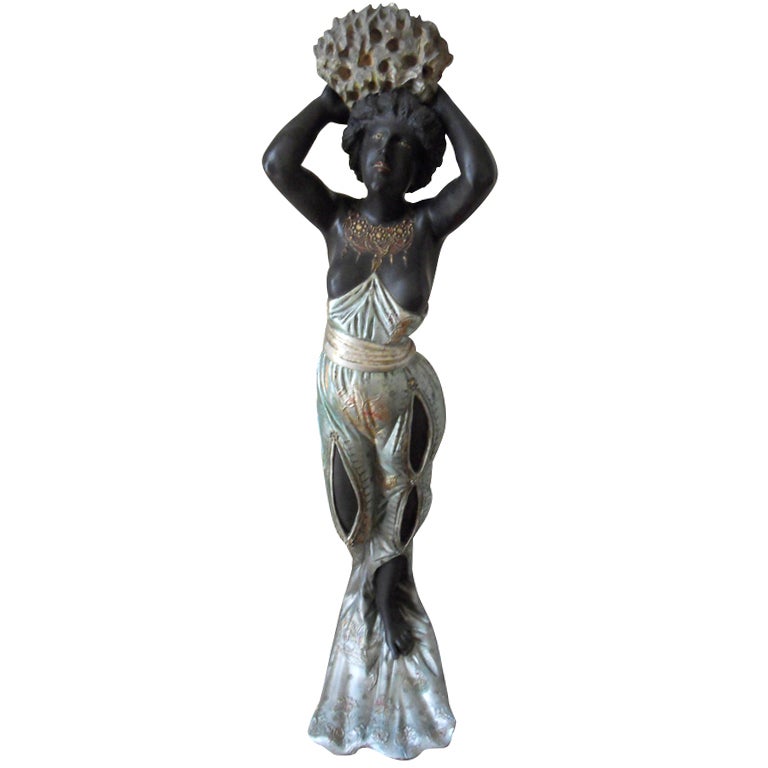 Italian Art Nouveau Sculpture of a Mermaid For Sale