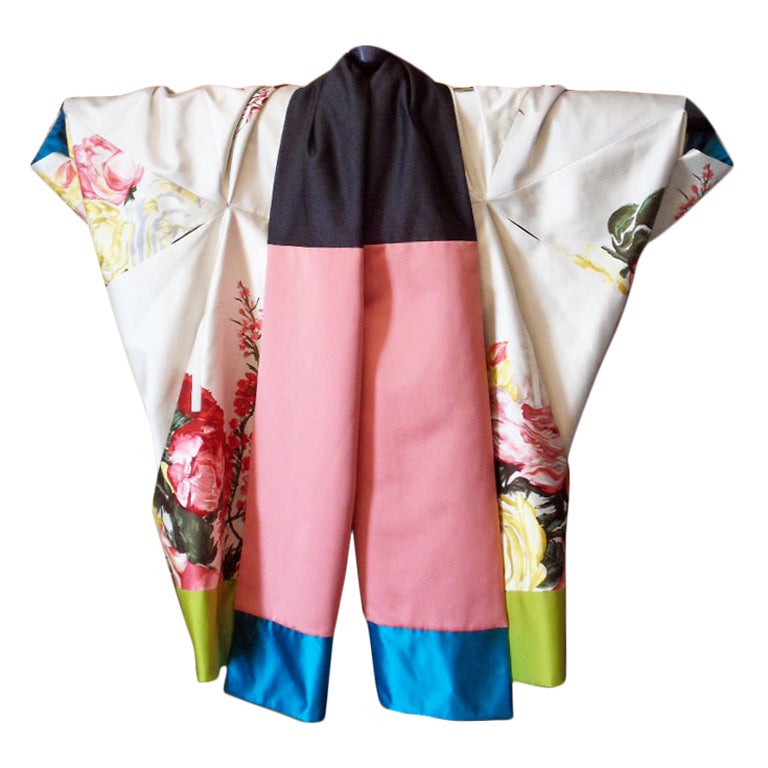 Kenzo by antonio marras dress coat ,kimono-cape For Sale at 1stdibs