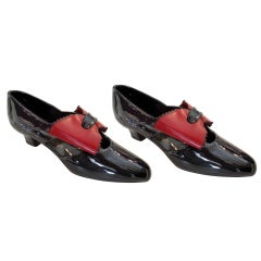 Retro Sergio Rossi  Murano Glass Shoes