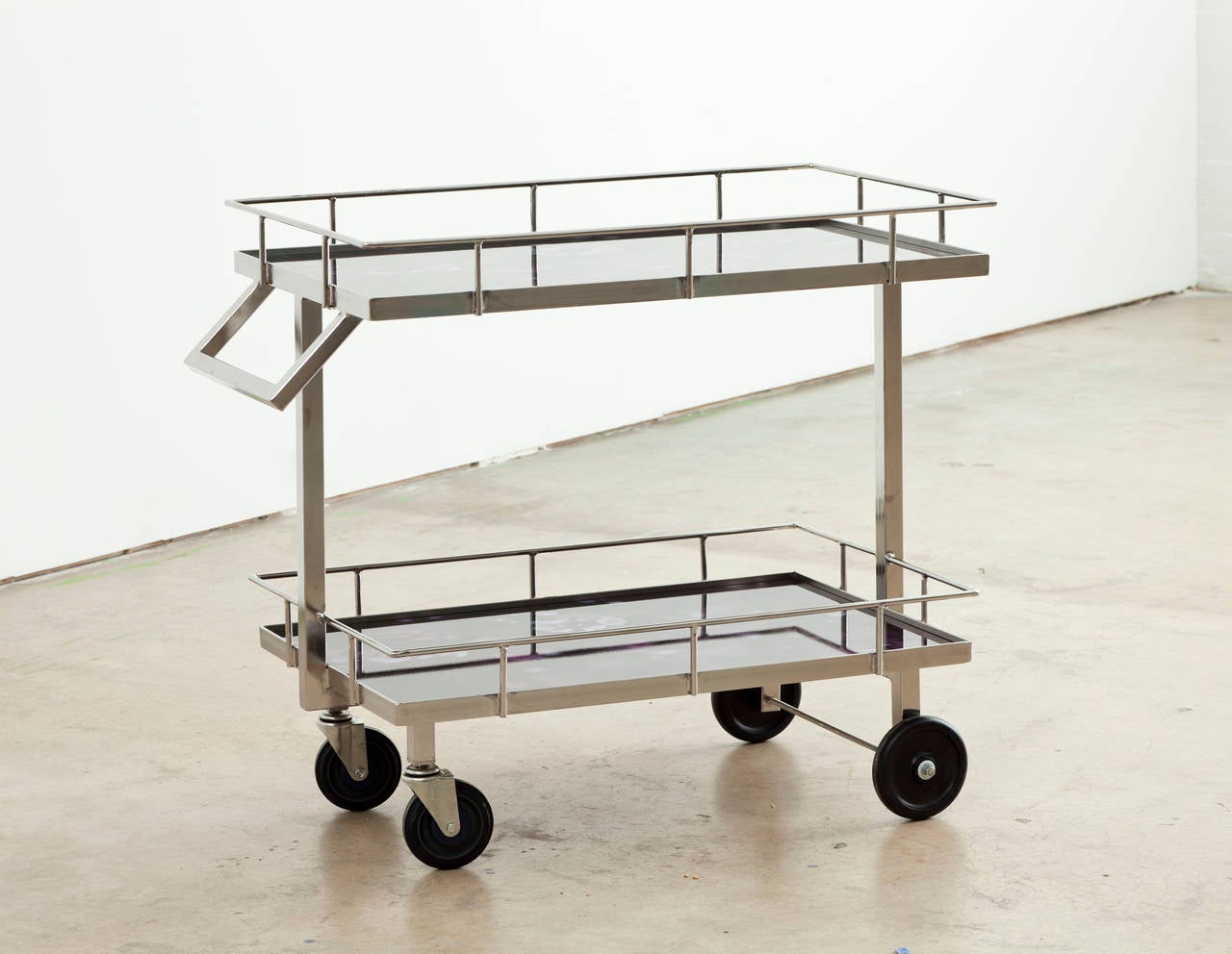 Metalwork Furniture, Bar Cart In Excellent Condition For Sale In Miami, FL
