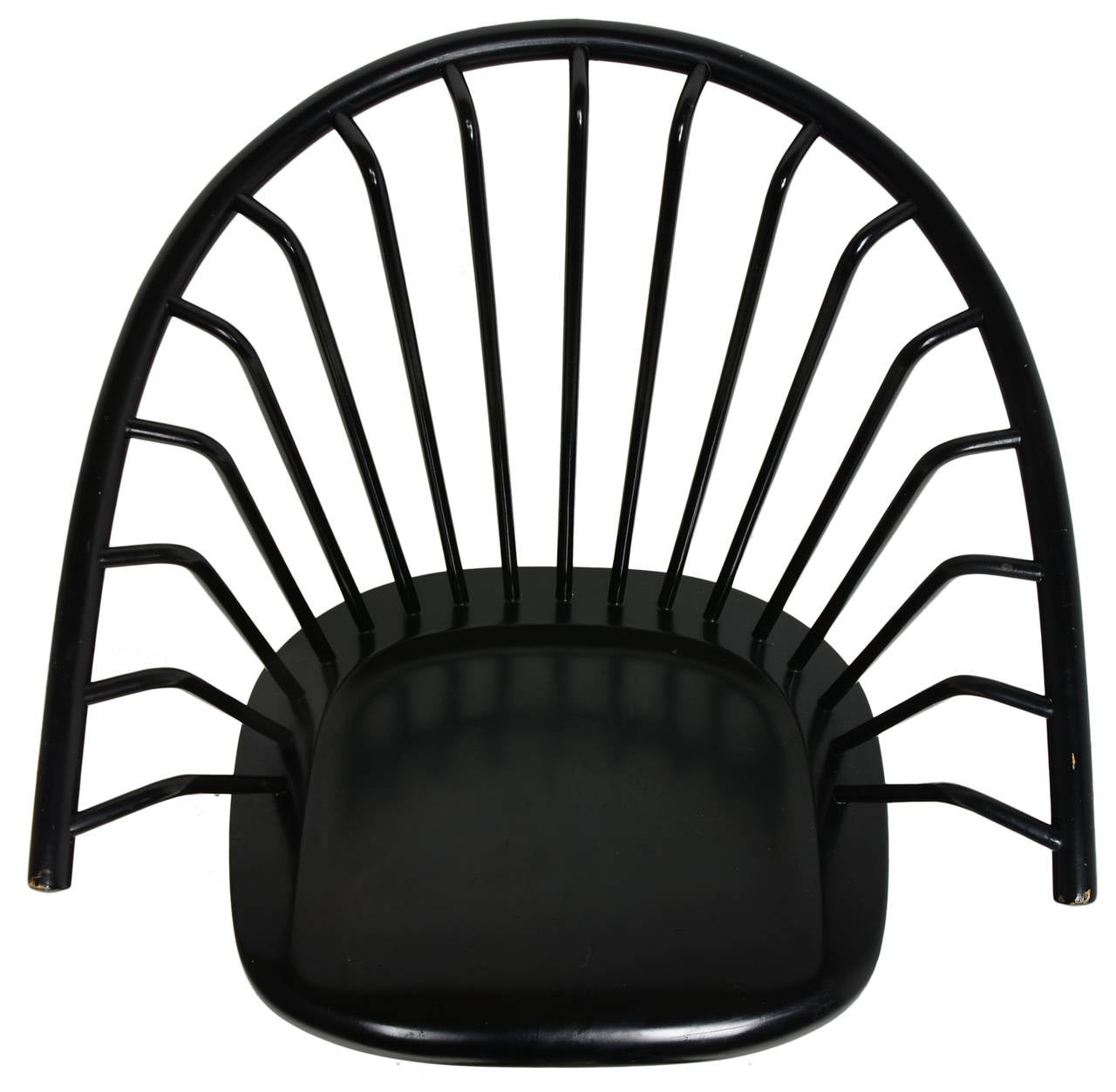 Painted Ilmari Tapiovaara Crinolette Lounge Chair For Sale