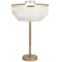 Unusual Hans Agne Jackobsson Brass Table Lamp