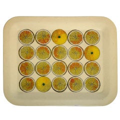 Large Piero Fornasetti citrus tray