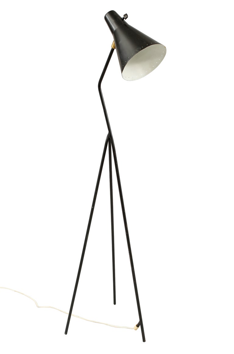 Rare Swedish Bergboms Grasshopper Lamp