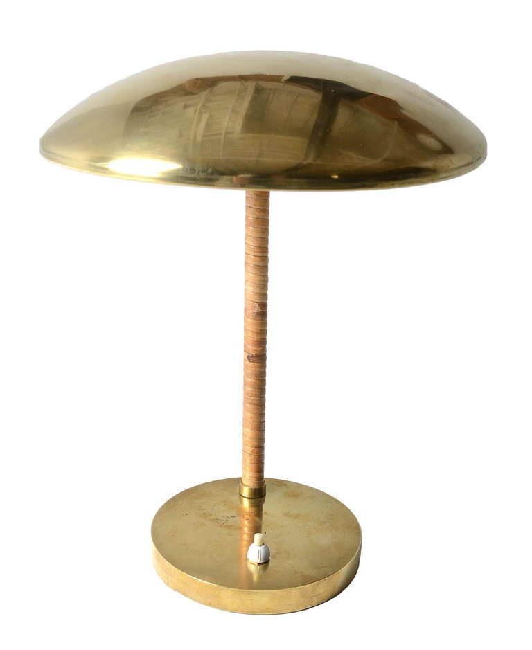 Finnish Adjustable Solid Brass Table Lamp
