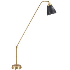 Rare  Adjustable Hans Bergström Floor Lamp
