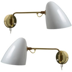 Paavo Tynell Adjustable Wall Lamps
