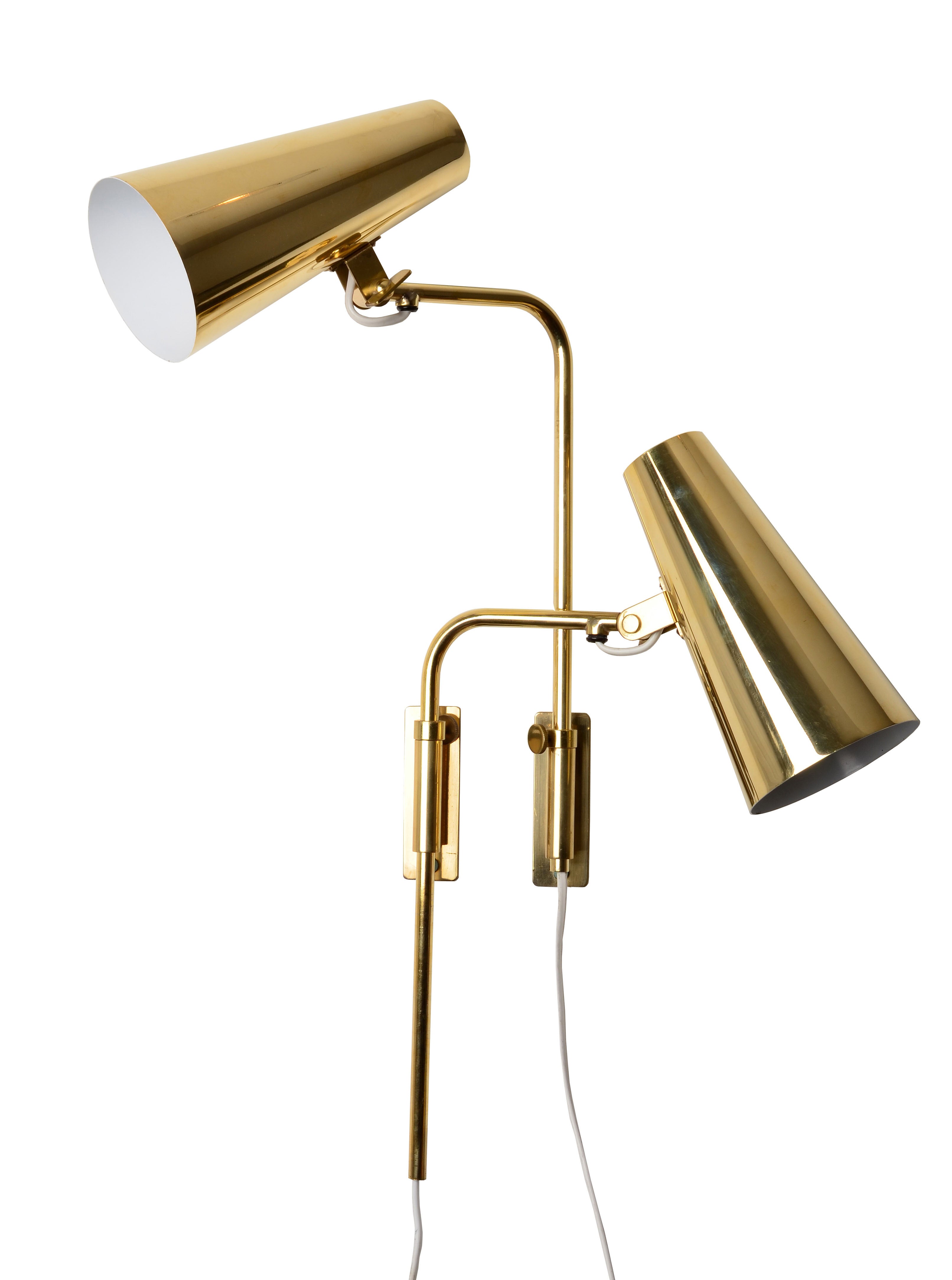 Elegant Paavo Tynell Adjustable Wall Lamps