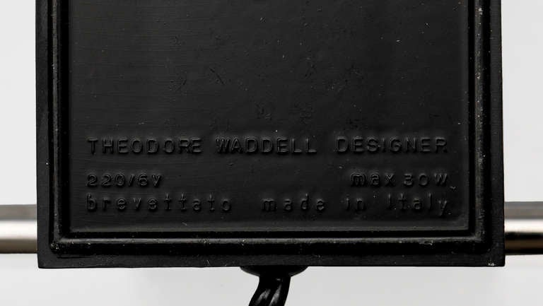 Mid-Century Modern Sculpture de lampe de bureau Theodore Waddell 7+ en vente