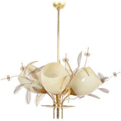 Paavo Tynell  4 Shade Chandelier