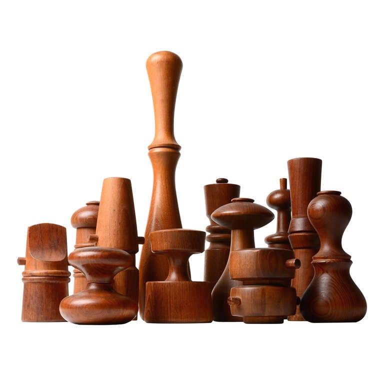 Collection of Jens Quistgaard Pepper Mills at 1stDibs