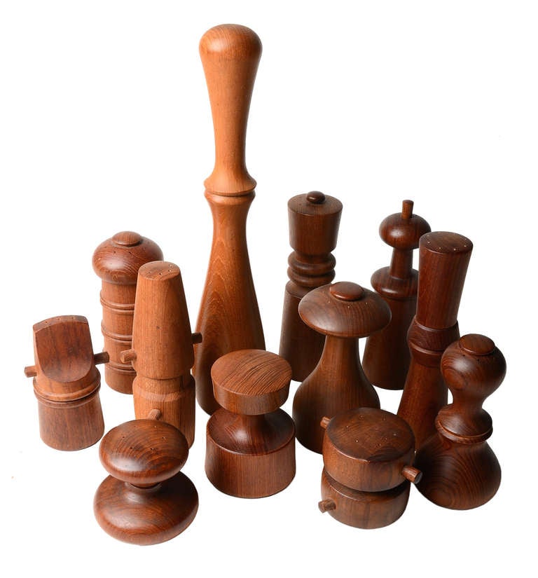 Collection of Jens Quistgaard Pepper Mills at 1stDibs