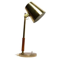 Exceptional Paavo Tynell Table Lamp in Brass