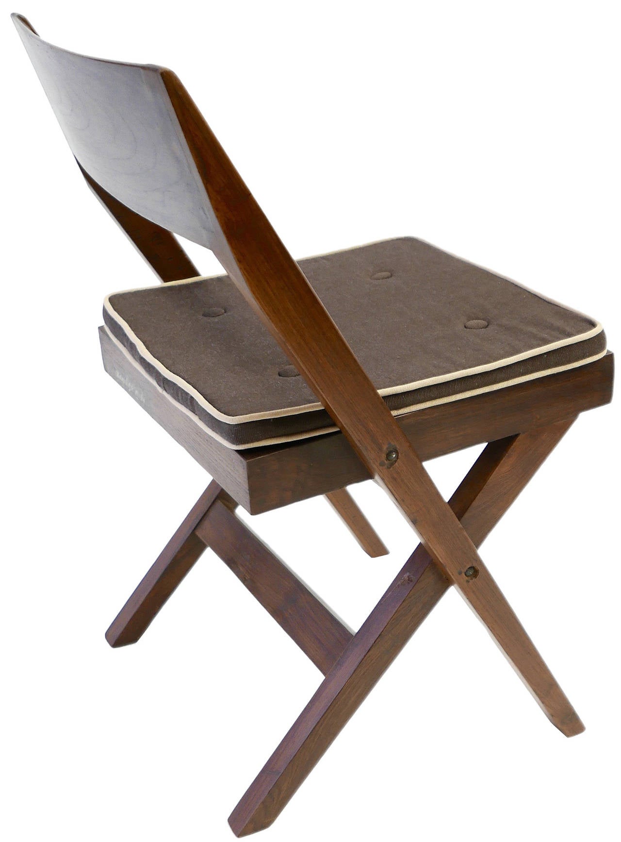 Set of Ten Library Chairs from Chandigarh by Jeanneret *6 on hold * 4 available 1