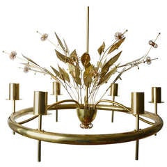 Important Large Paavo Tynell Custom Chandelier