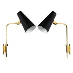 Paavo Tynell Adjustable Wall Lamps or Sconces