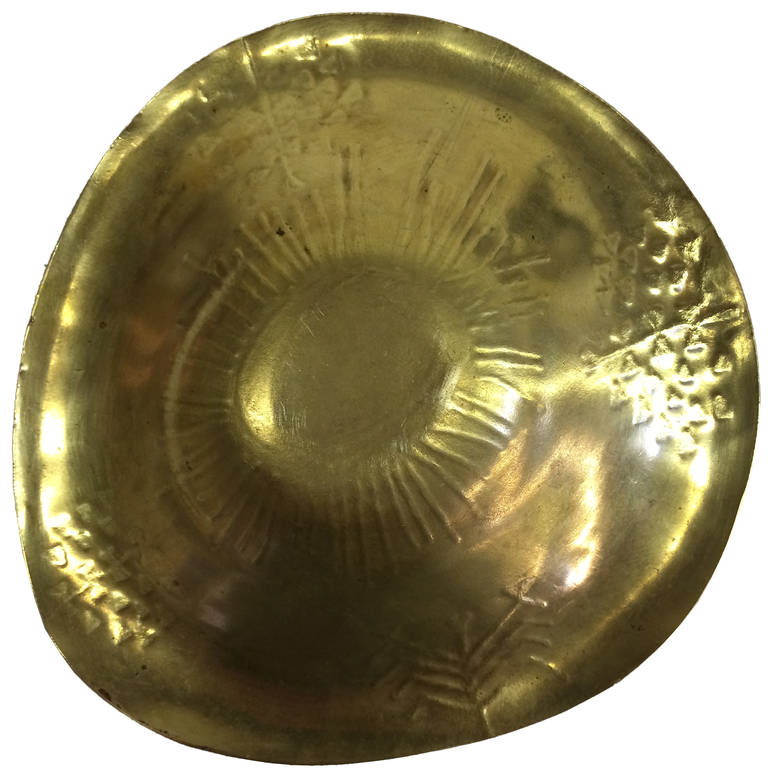 Finnish Rare Tapio Wirkkala Brass Bowl