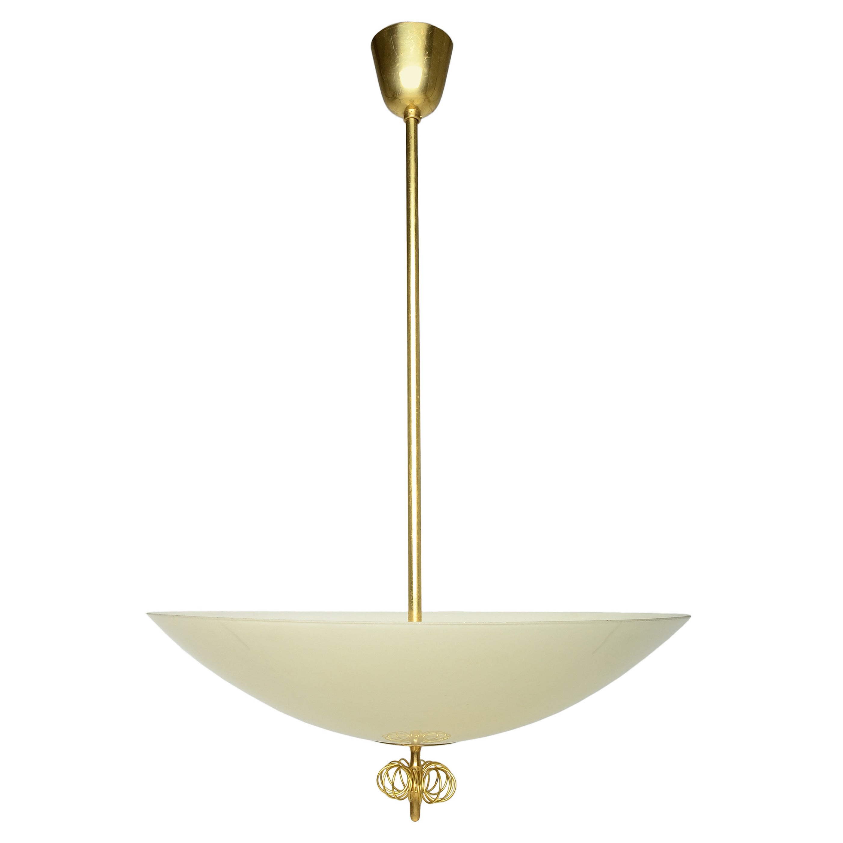 Paavo Tynell Glass Dish Chandelier