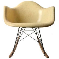 Vintage Early Eames Rocking Chair for Herman Miller