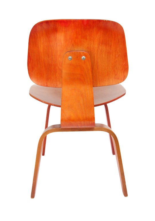 Mid-20th Century Red Aniline Eames DCW